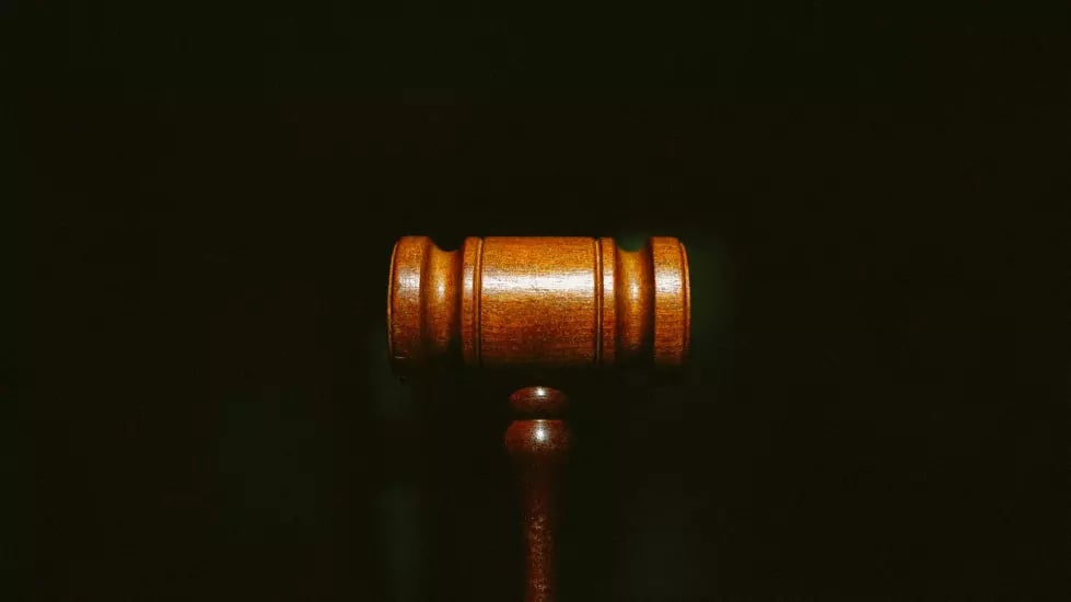 Gavel from a law internship in spain