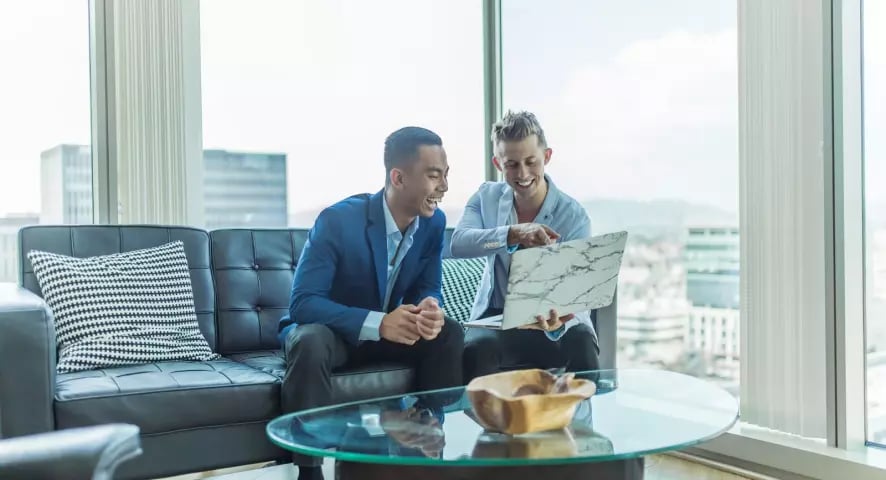 Working with colleagues during a Tokyo consulting internship