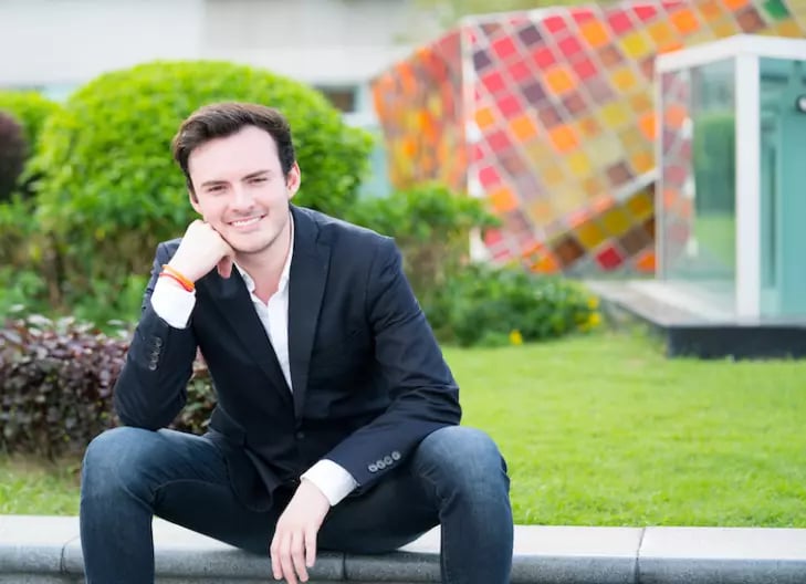 Young professional dressed smart for his entrepreneurship internship in Hong Kong abroad