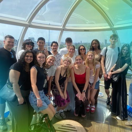 TIG interns in London