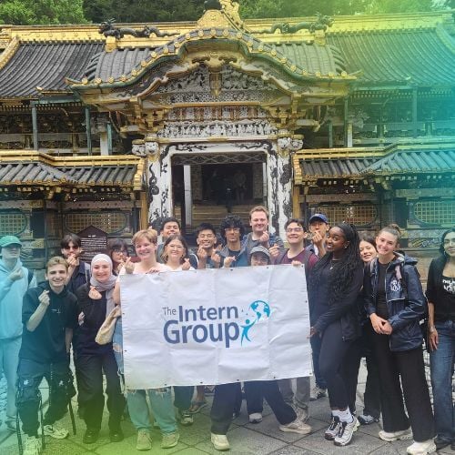 TIG interns in Tokyo