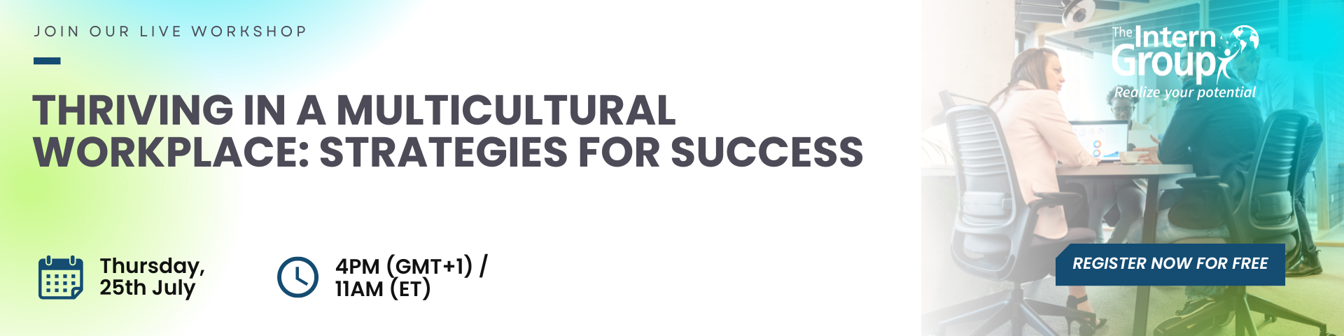Thriving in a Multicultural Workplace Form Banner Thriving in a Multicultural Workplace Form Banner