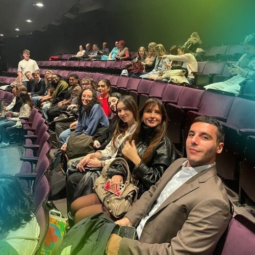 Going to the theater after work during a marketing internship in the UK