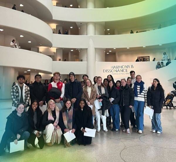 Visiting a museum in New York with The Intern Group