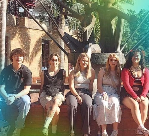 Interns from The Intern Group making friends during their internship abroad