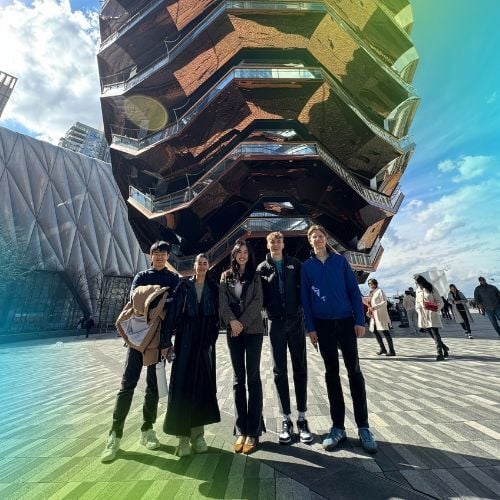 Exploring New York during a marketing internship