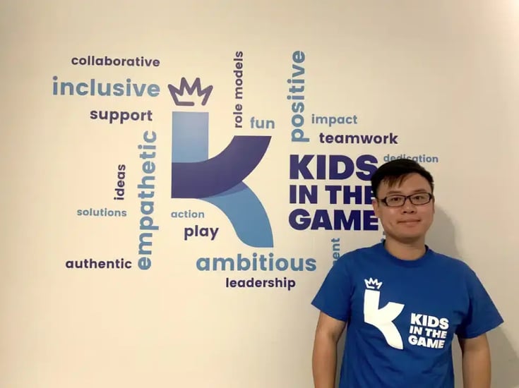 Kids in the Game internship through The Intern Group