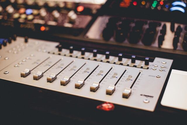 Editing and producing during a music internship abroad.