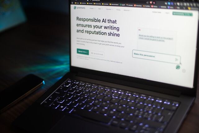 An AI tool being used during an internship.