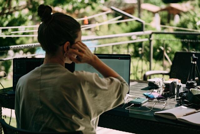 Working abroad as an adult during an internship.