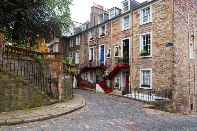 A Scottish residential street