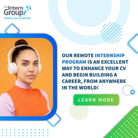 are remote internships word it