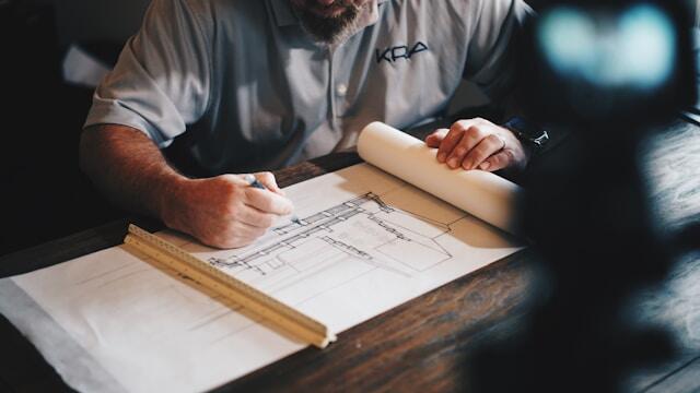 Completing an architecture internship for students.