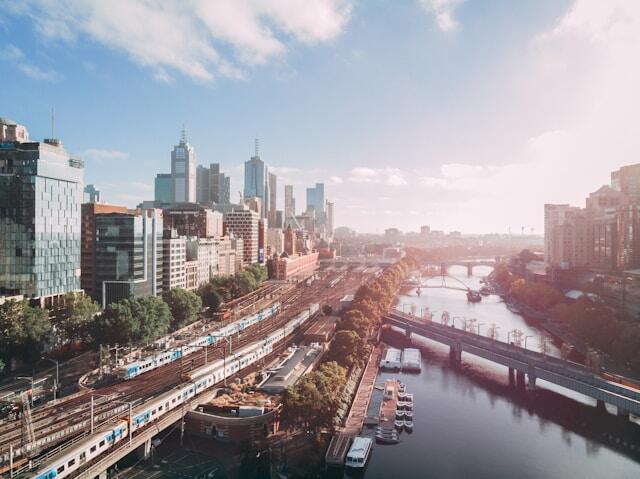 Sightseeing in Melbourne during a music and theater internship.