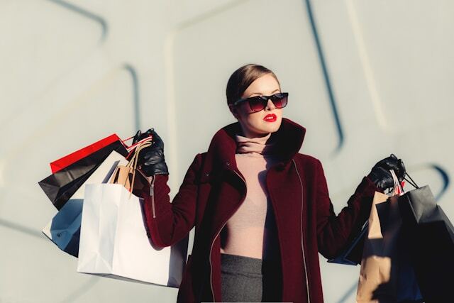 Shopping for clothes for an internship abroad.