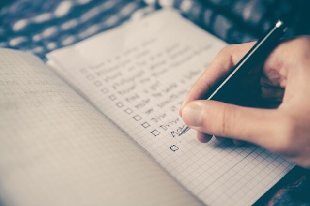 Somebody writes a to-do list to give them a healthier work-life balance.
