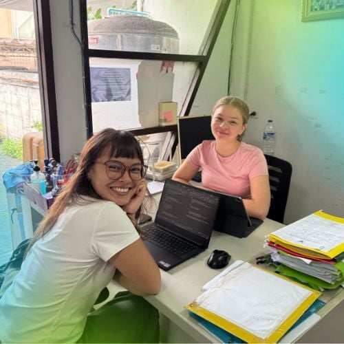 Interns from The Intern Group working during their internship placements.