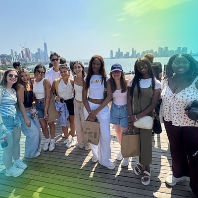 International interns exploring New York with The Intern Group.