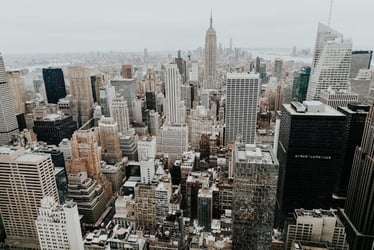 Skyscrapers and buildings in New York, USA