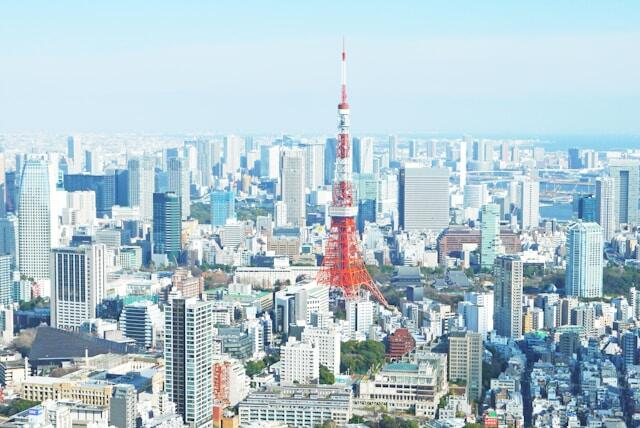 Sightseeing during an NGO internship in Tokyo.