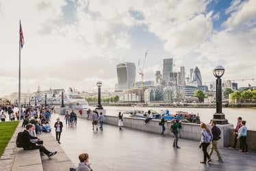 A view of London from City Hall