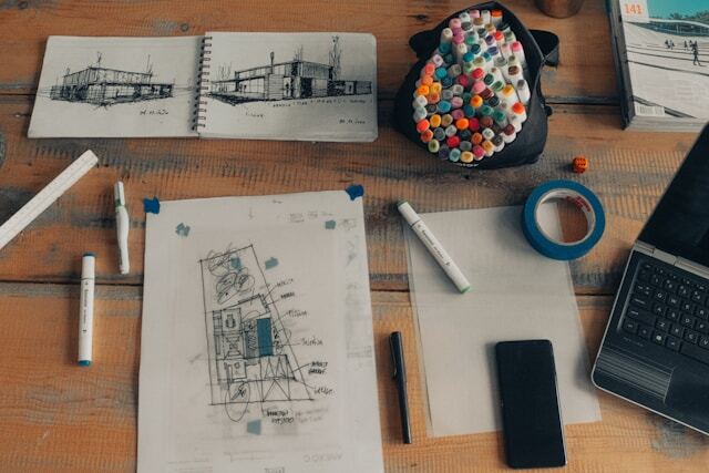 Getting creative during an architecture internship.