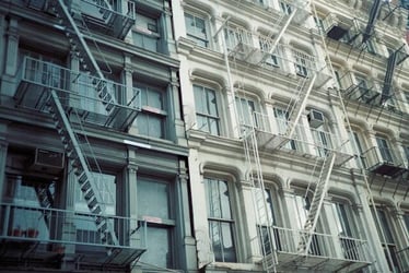 An apartment block in New York.
