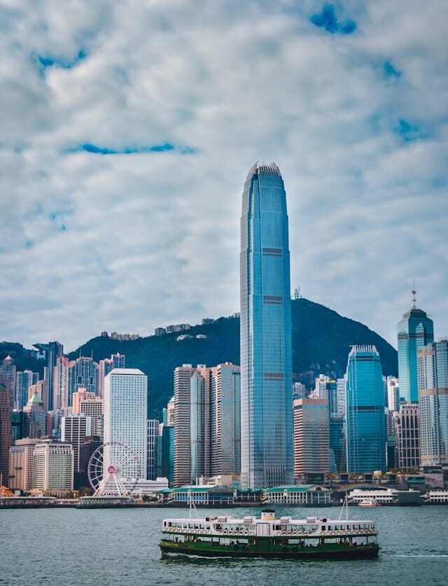 A view of Hong Kong during a journalism and media internship.