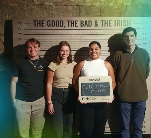 Interns from The Intern Group in Dublin.