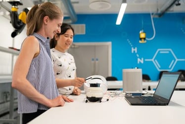 Working during an engineering internship abroad.