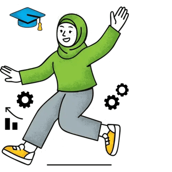 Internship career advancement illustration