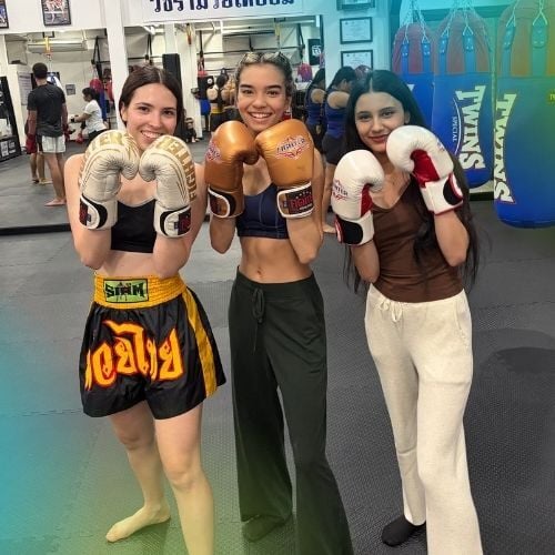 Going to a Thai boxing class during an IT internship in Bangkok
