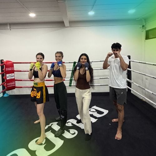 Thai boxing during a business internship in Bangkok