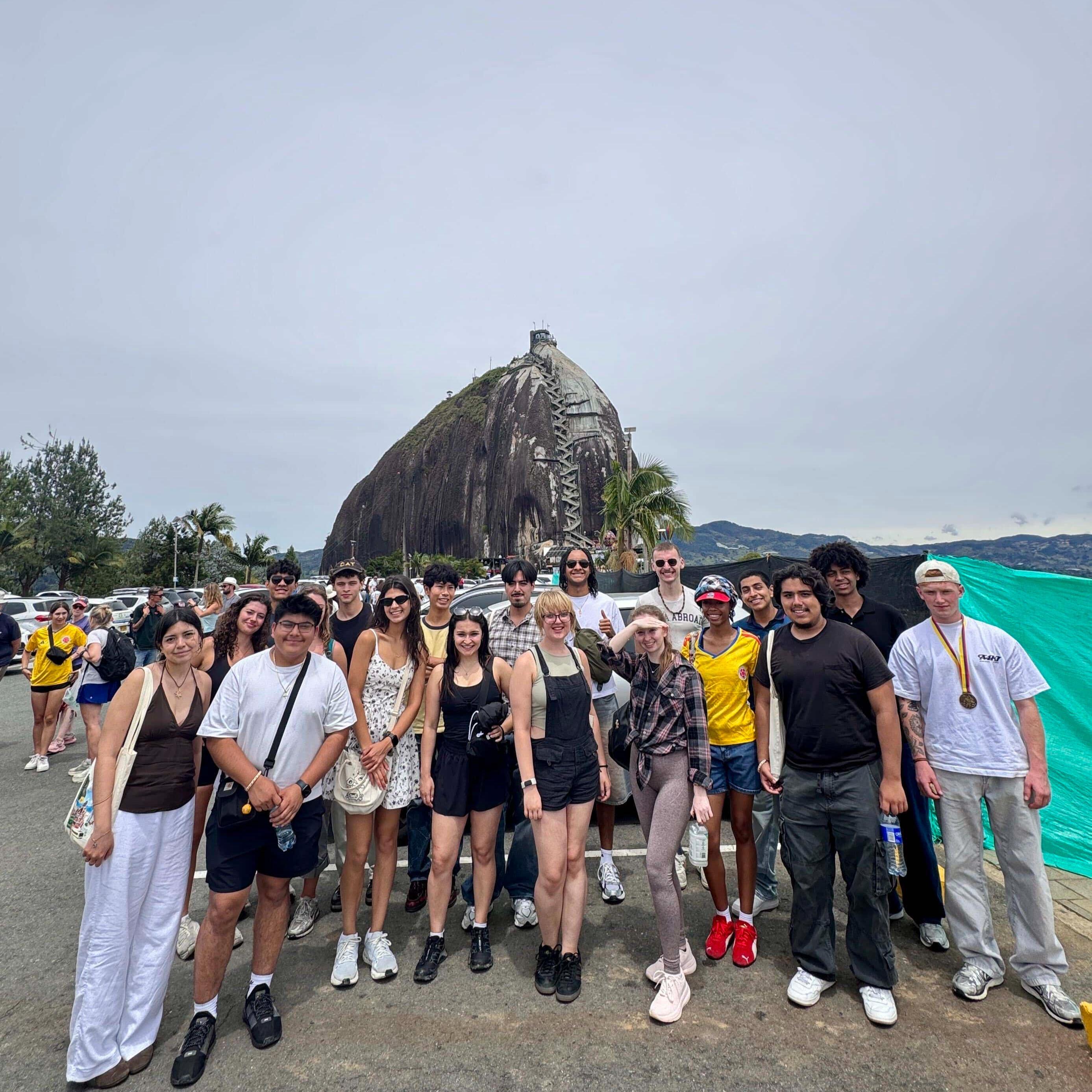 Exploring areas outside of Medellin during a marketing internship in Colombia
