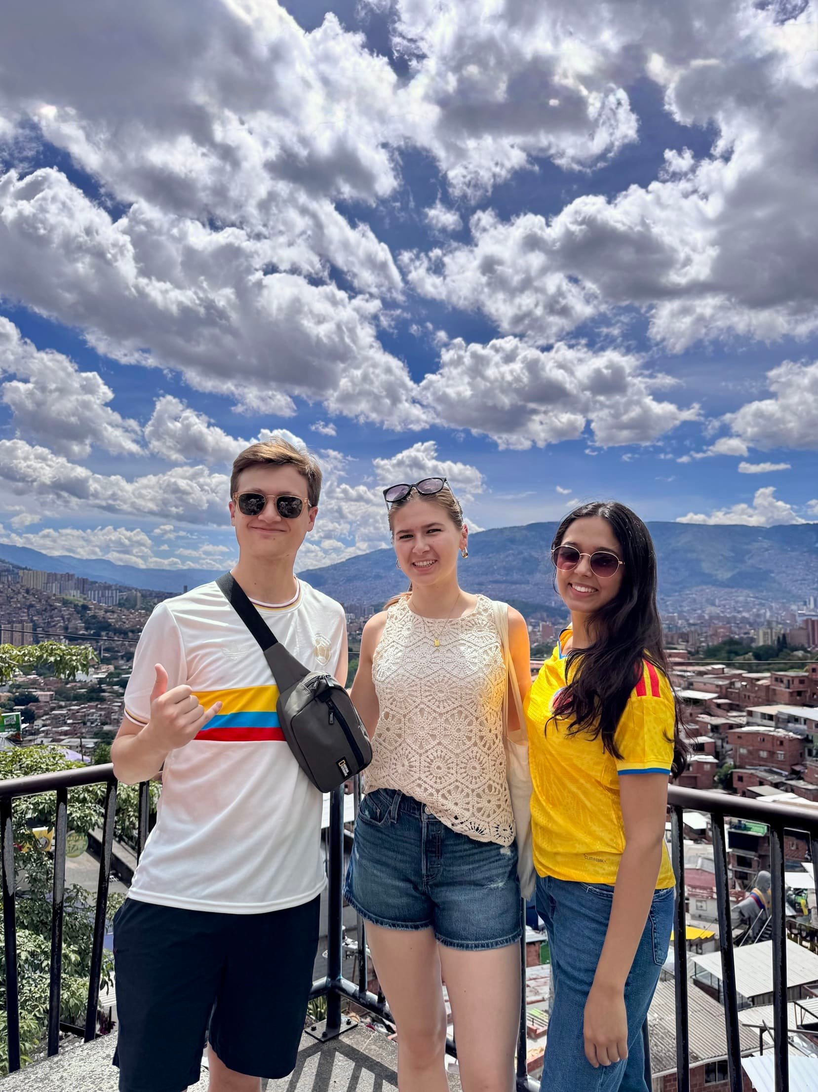 Sightseeing during a marketing internship in Colombia