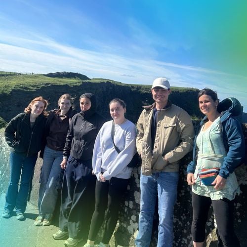 Sightseeing during a business internship in Ireland