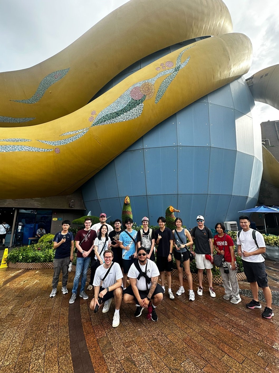 Visiting Ocean Park in Hong Kong during an IT internship