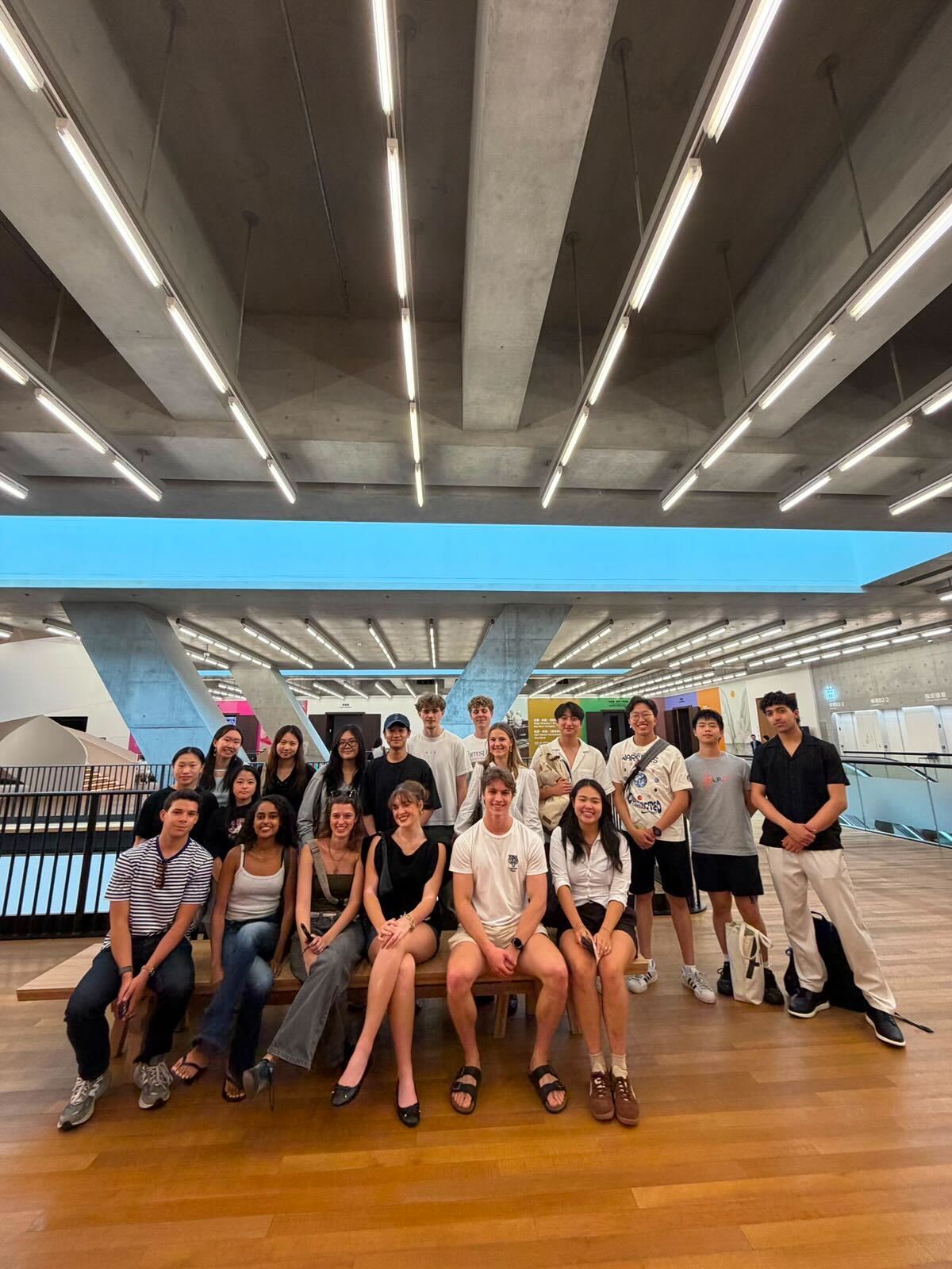 Meeting interns during a business internship in Hong Kong