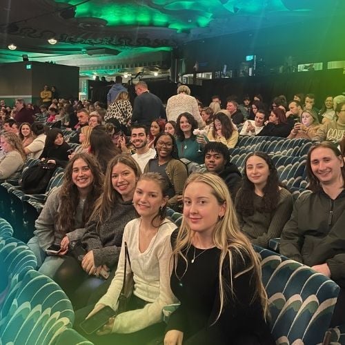 Seeing a show in the West End during a computer science internship in the UK