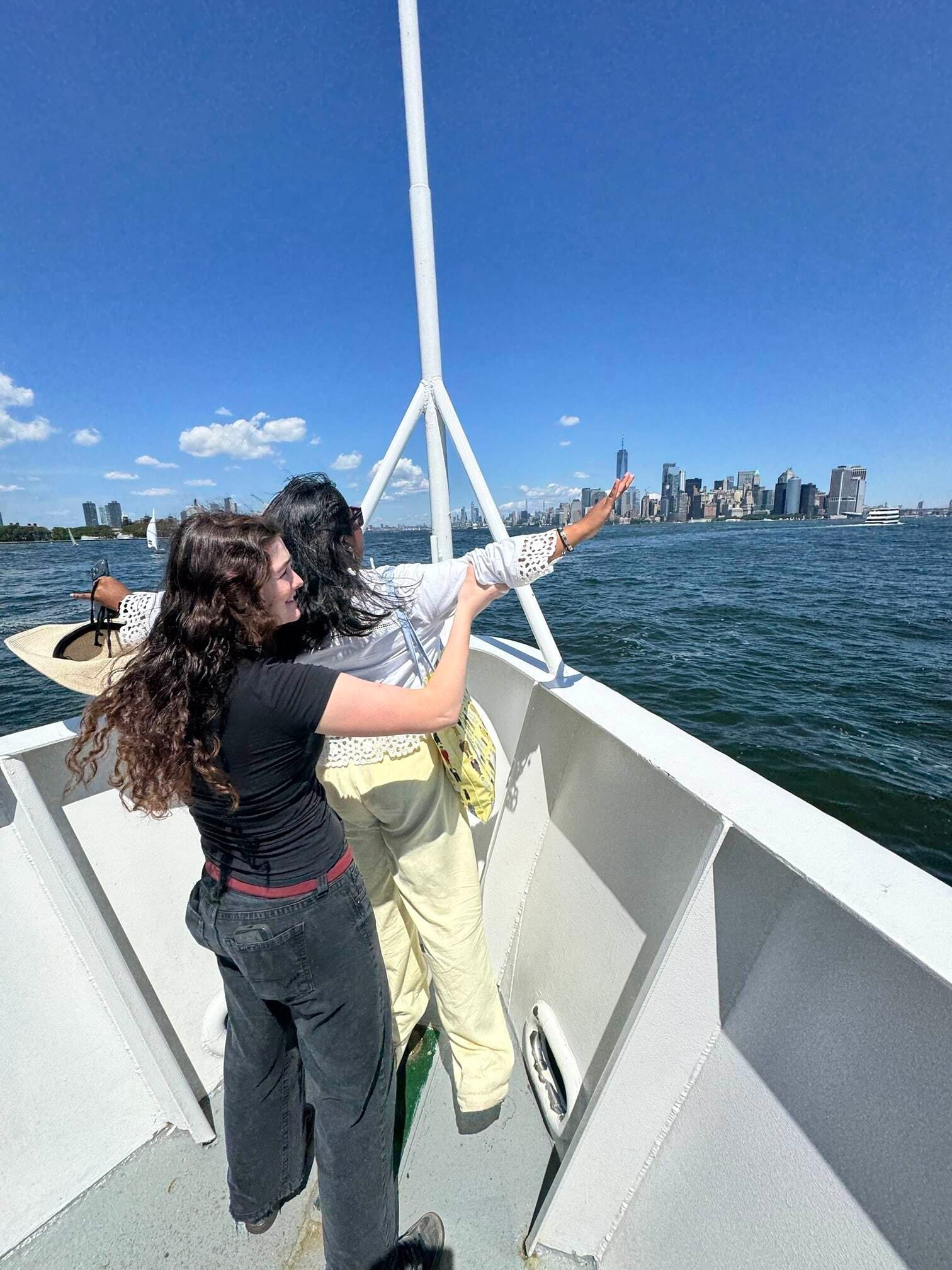 Seeing New York's iconic skyline during a marketing internship in the USA