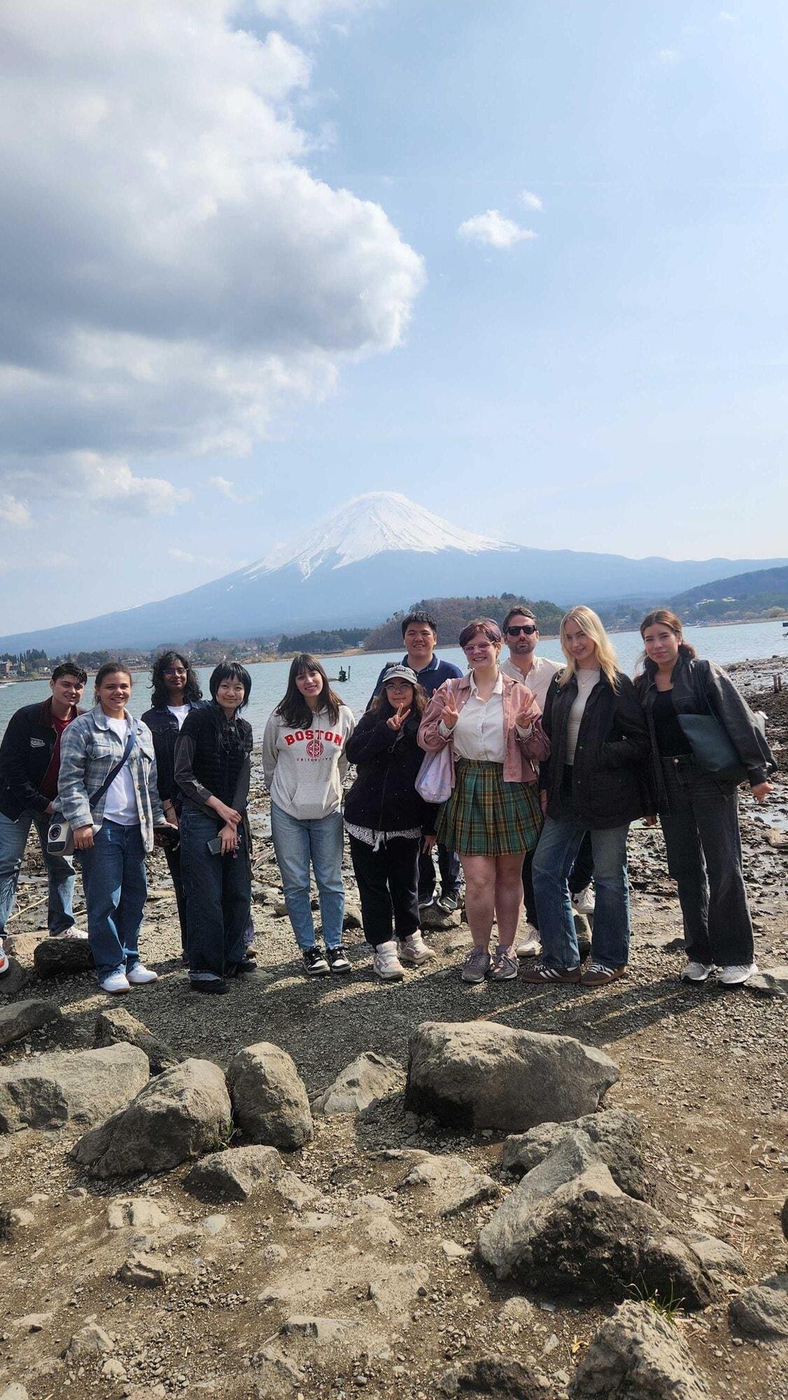 Visiting Mt Fuji during a PR internship in Tokyo