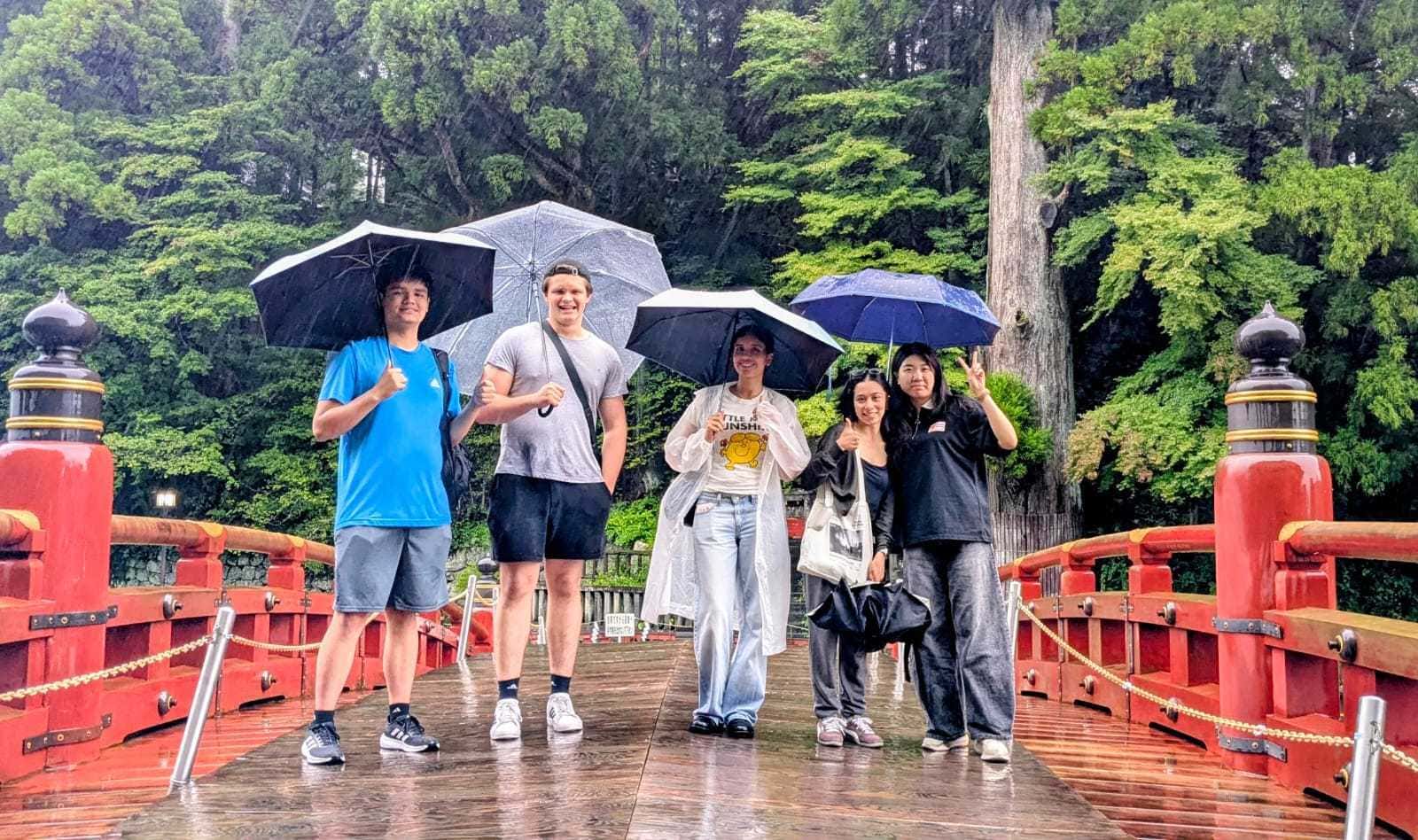 Sightseeing during a business internship in Tokyo