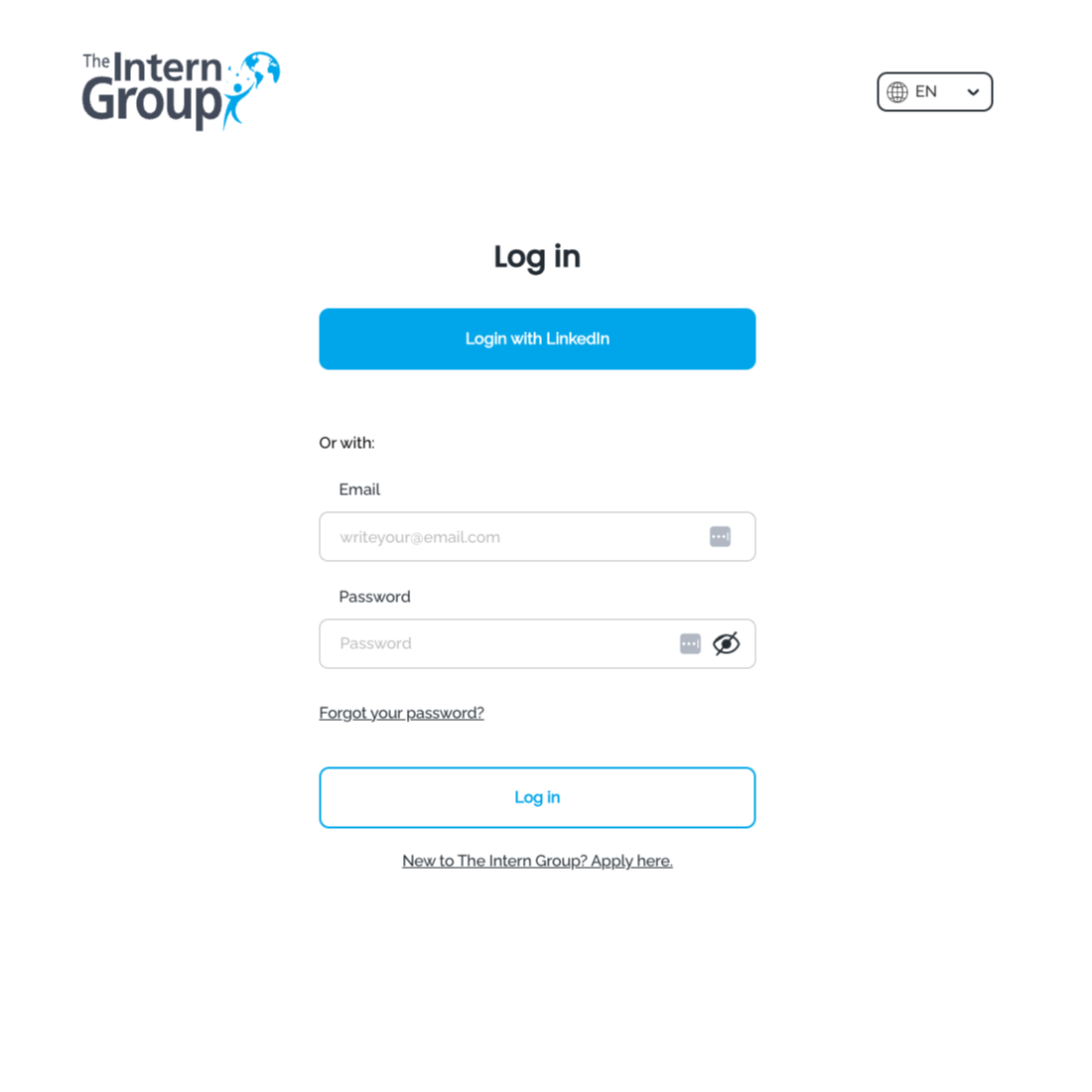 TIG platform login page-1