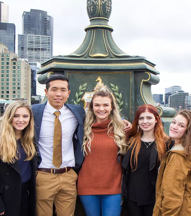 Interns on international internship in Australia
