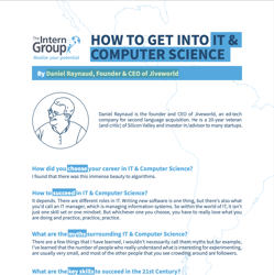 How to Get Into IT & Computer Science