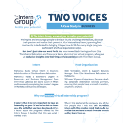  Two Voices: A Case Study in Business