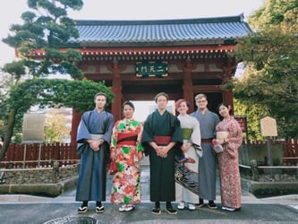 Our interns in Tokyo.