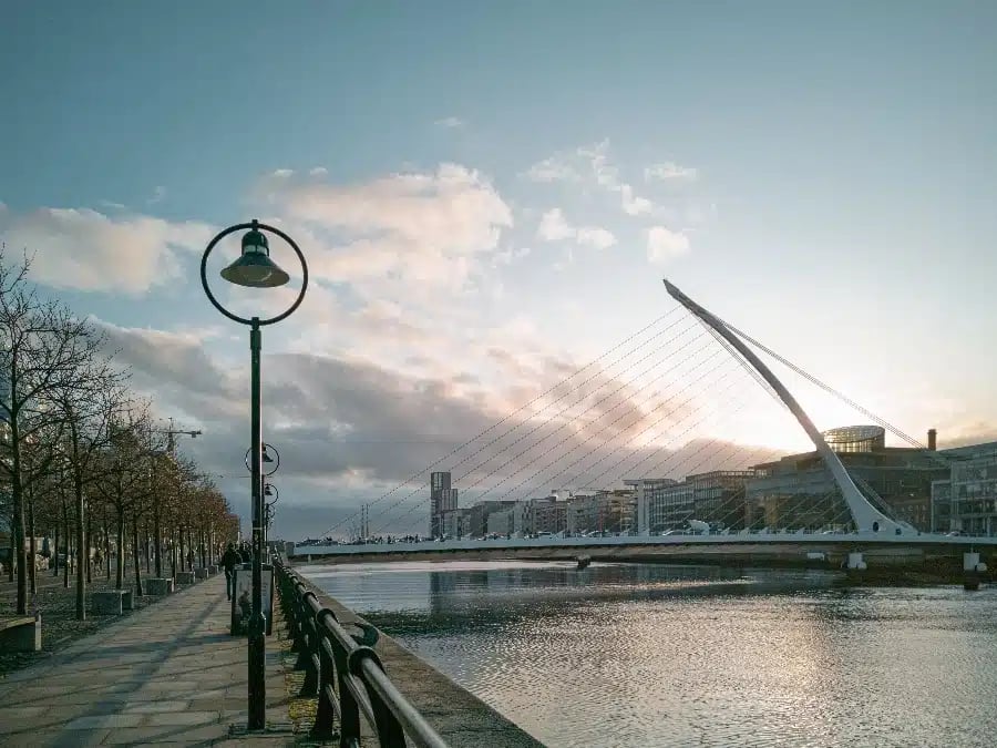Photo of H'apenny Bridge in Ireland, as seen on a photography internship