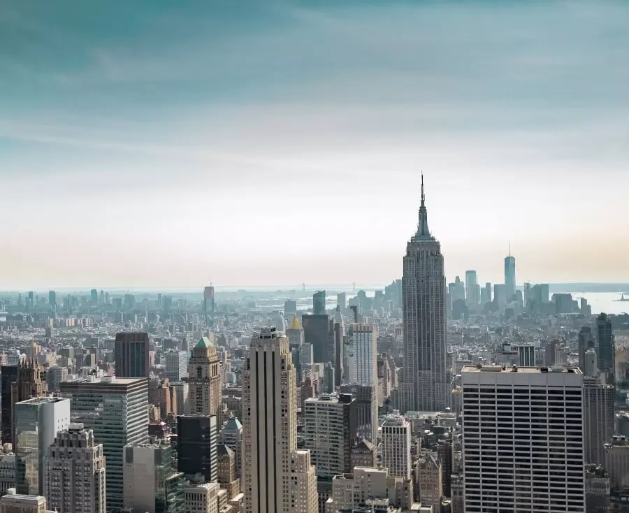 New York Cityscape as seen on an international entrepreneurship internship in New York