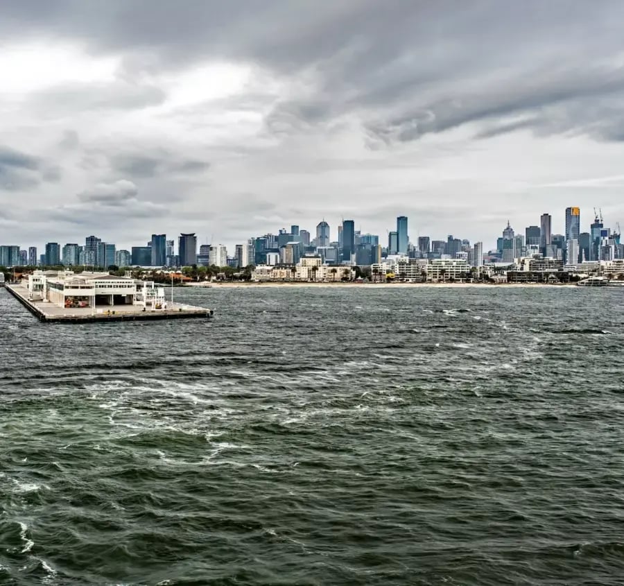 The view seen whilst on a consulting internship in Australia